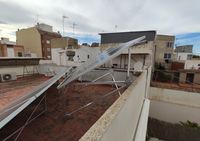 6 paneles + 3 sobreelevados 30º